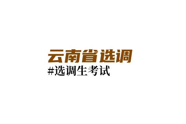 云南省面向昆明理工大学招录2024年定向选调生公告